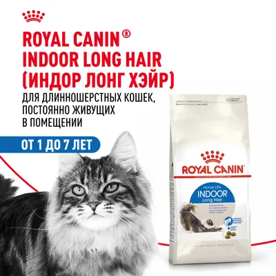 Купить сухой корм Royal Canin для кошек Indoor Long Hair в